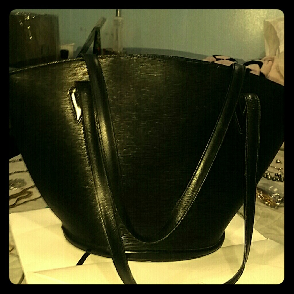 Vintage louis vuitton black epi